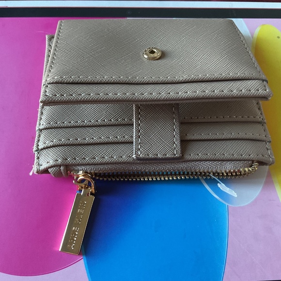 Anne Klein Beige Folded Wallet - Picture 3 of 3